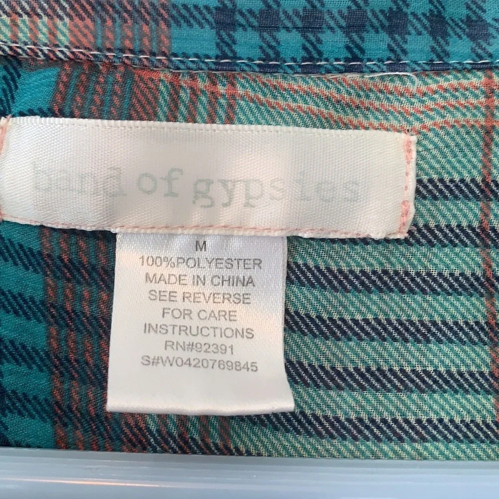 Plaid button down - Picture 2 of 3